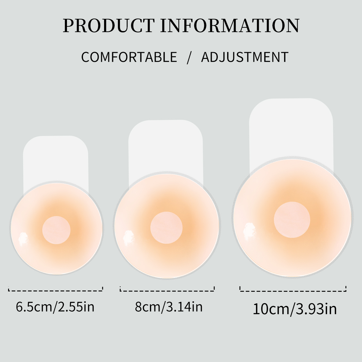 2-piece set of silicone nipple - Strapless Bra Adhesive recension och pris