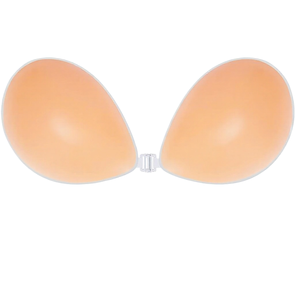 Push-Up Wire-Free Solid Silico - Strapless Bra Adhesive recension och pris